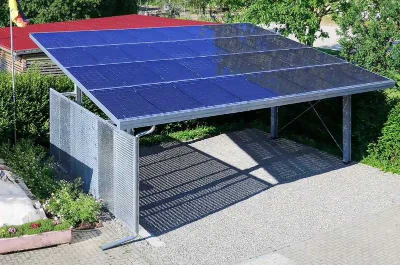 Carport solaire double